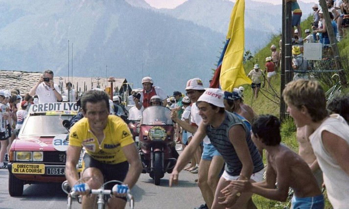 L’étape de Morzine-Avoriaz en 1985 hinault